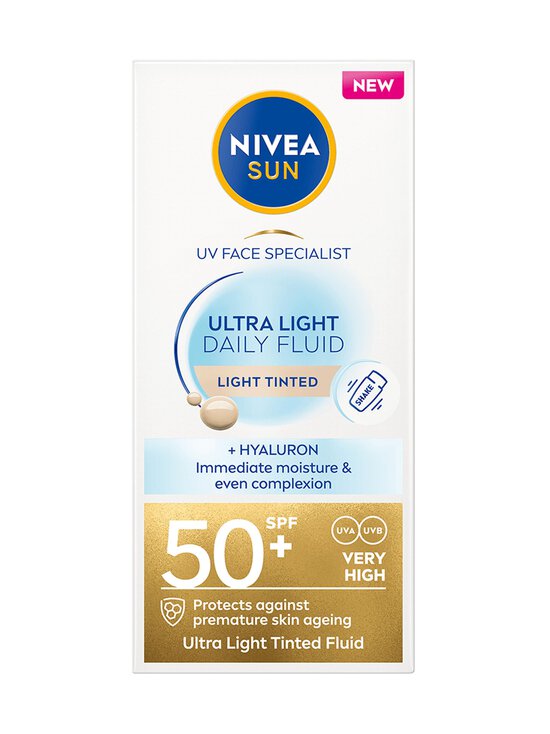 NIVEA - Daily Fluid Light Tinted SPF50+-sävyttävä aurinkosuojavoide kasvoille - NOCOL - photo 3 NIVEA - Daily Fluid Light Tinted SPF50+-sävyttävä aurinkosuojavoide kasvoille - NOCOL | Stockmann - photo 3